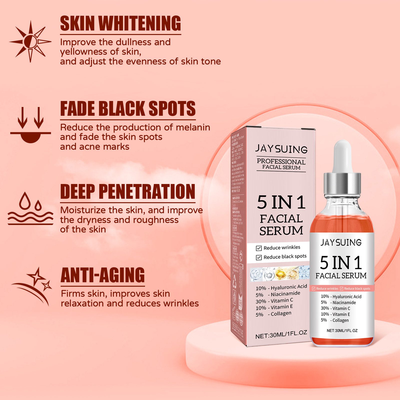 5 in 1 Vitamin C Face Serum