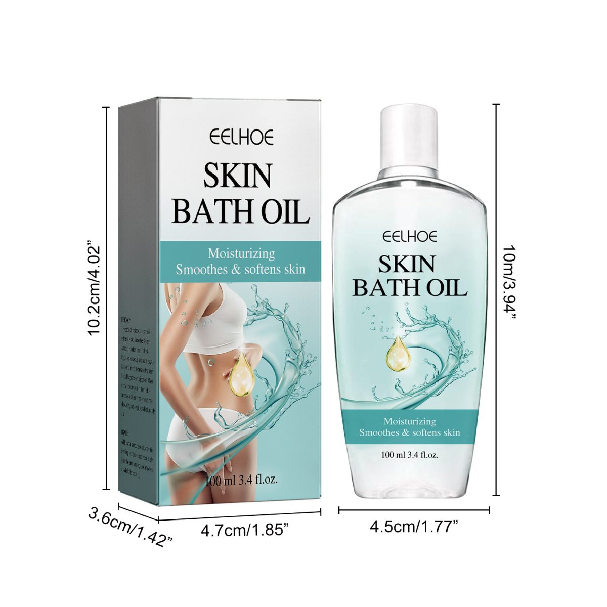 Soft Skin After Using EELHOE Shower Oil