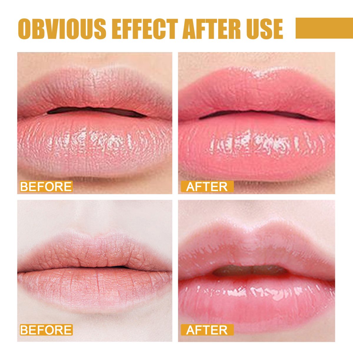 Soft Lips After Using EELHOE Honey Lip Cream