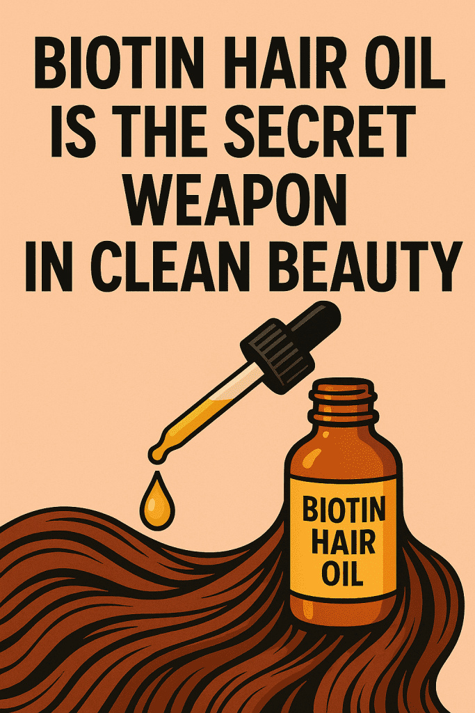 Biotin Hair Oil Is the Secret Weapon in Clean Beauty