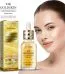 24K Gold Collagen Serum bottle with dropper on white background