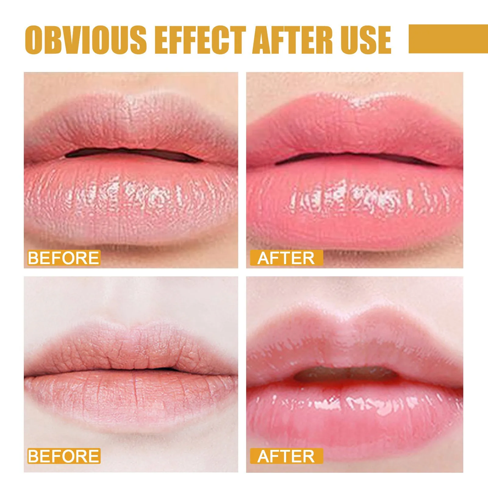 Soft Lips After Using EELHOE Honey Lip Cream